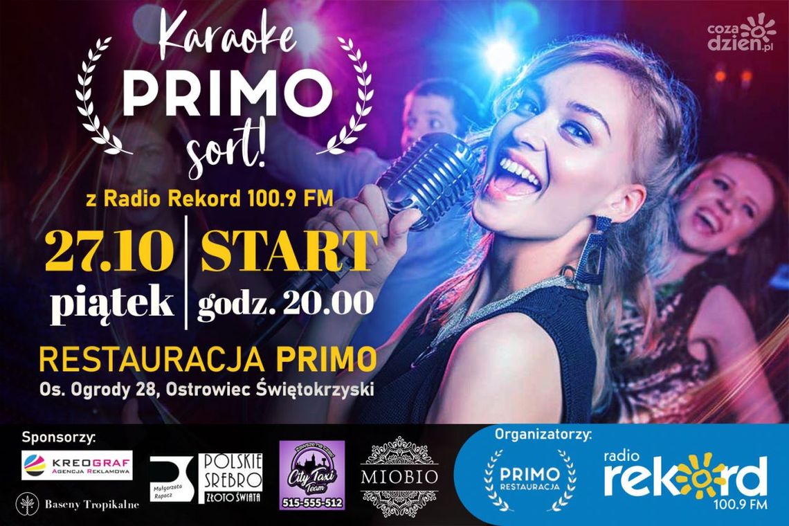 Karaoke Primo Sort z Radiem Rekord powraca! Karaoke Primo Sort z Radiem Rekord powraca!
