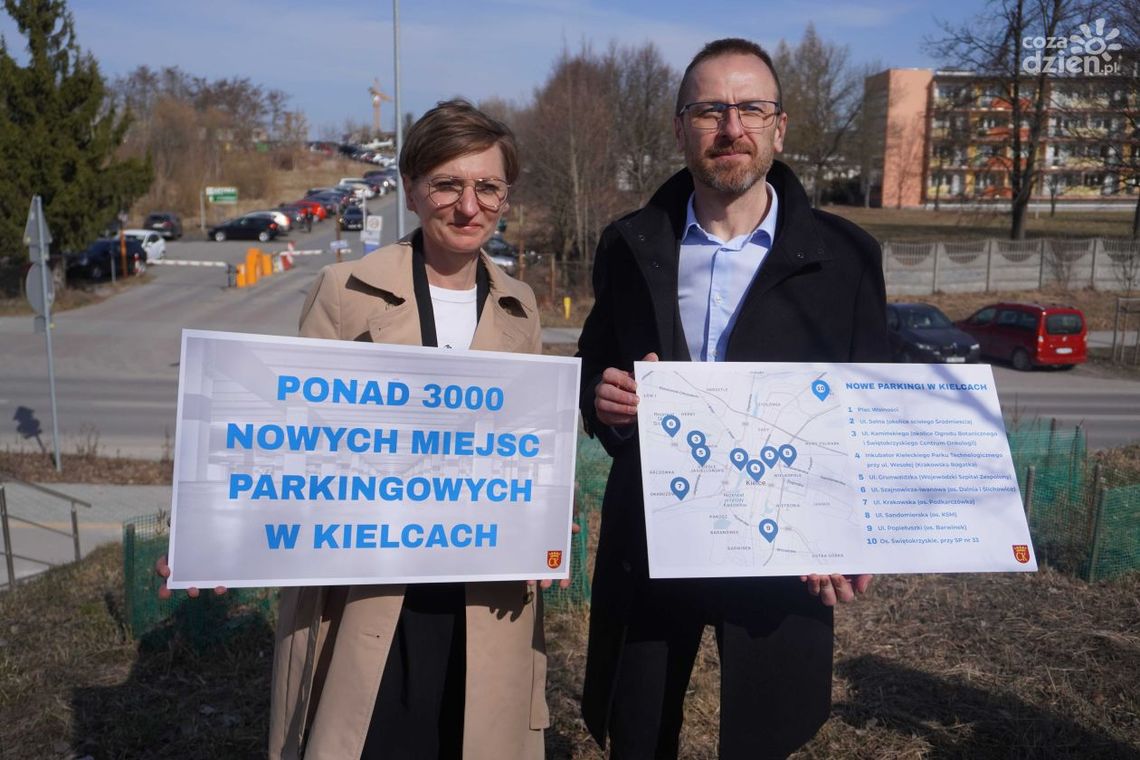 Kielce planują budowę nowych parkingów. Powstanie ponad 3000 miejsc