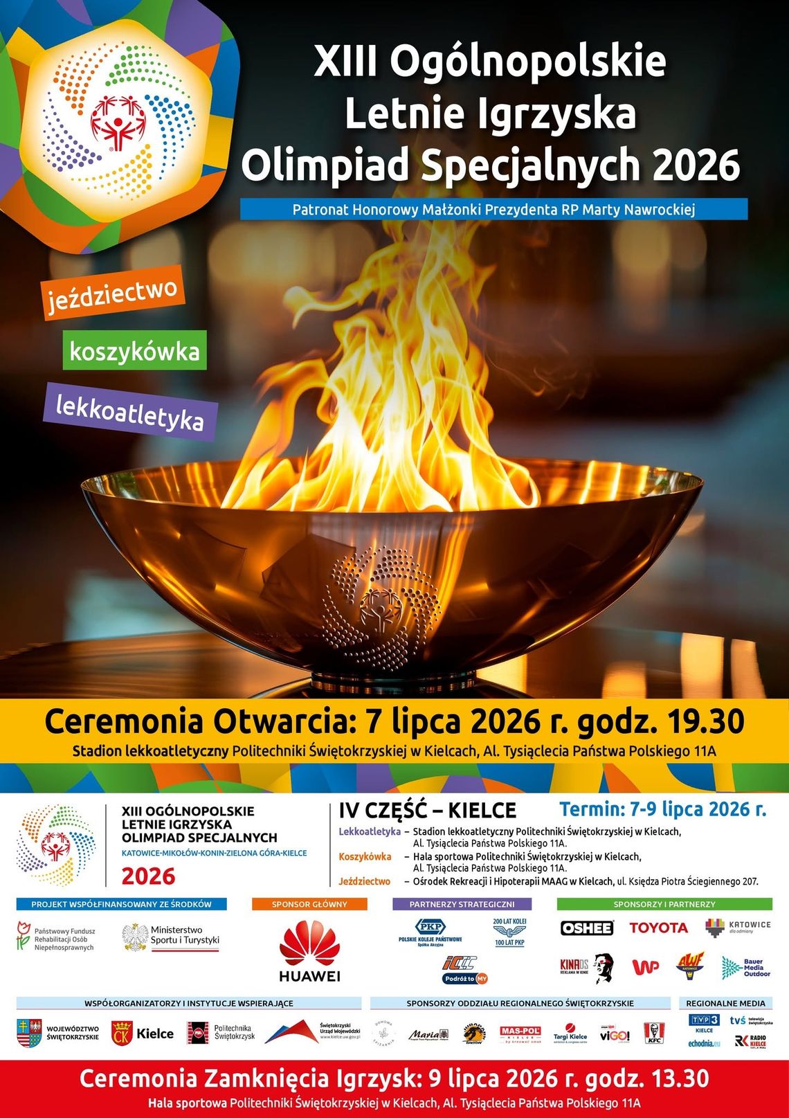 Kielce staną się areną Ogólnopolskich Igrzysk Olimpiad Specjalnych