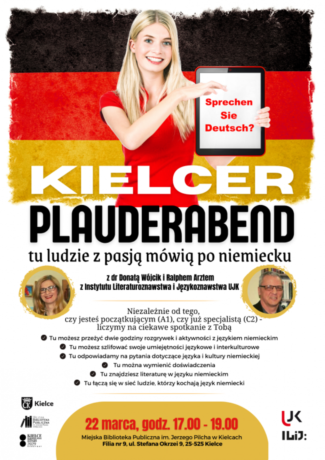 Kielcer Plauderabend - spotkanie z językiem niemieckim Kielcer Plauderabend - spotkanie z językiem niemieckim