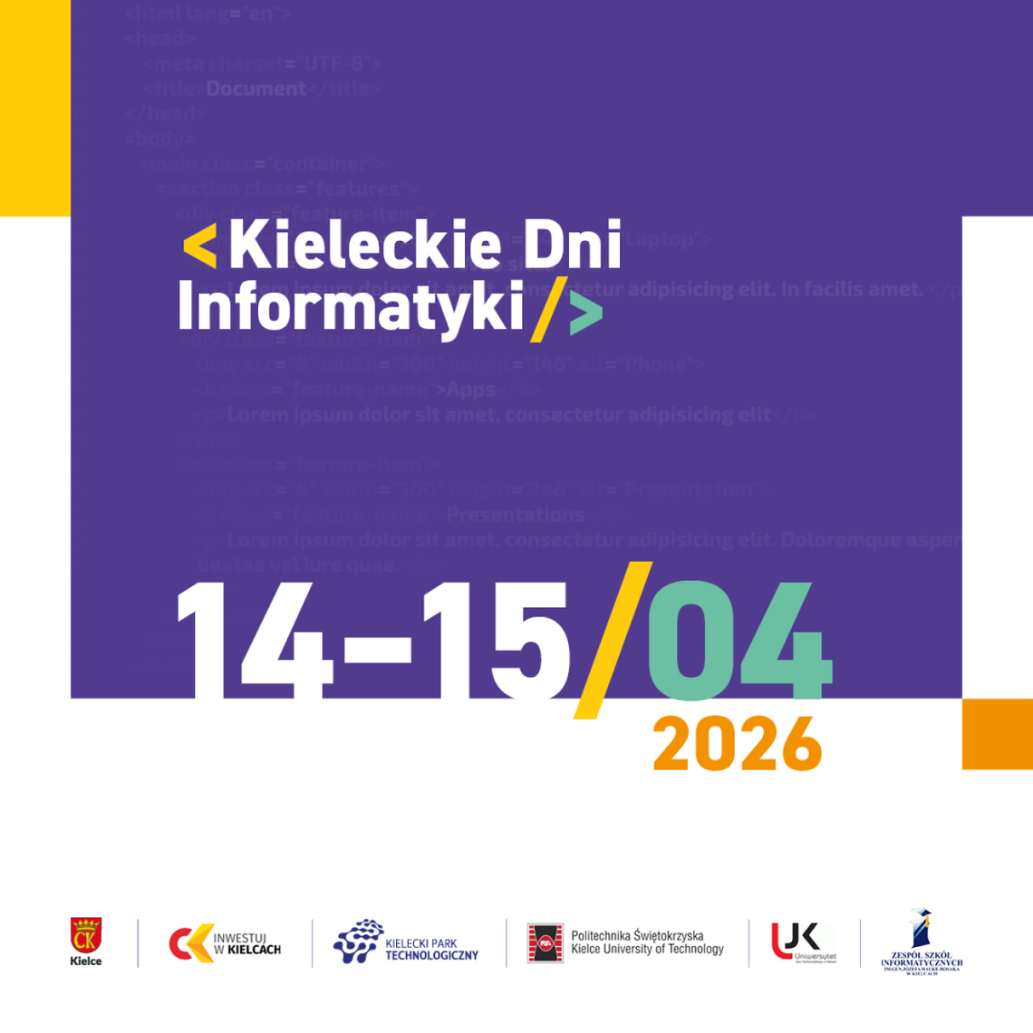 Kieleckie Dni Informatyki 2026: „Enter the AI Future” już dziś rozpoczynają, się w Kielcach Kieleckie Dni Informatyki 2026: „Enter the AI Future” już dziś rozpoczynają, się w Kielcach