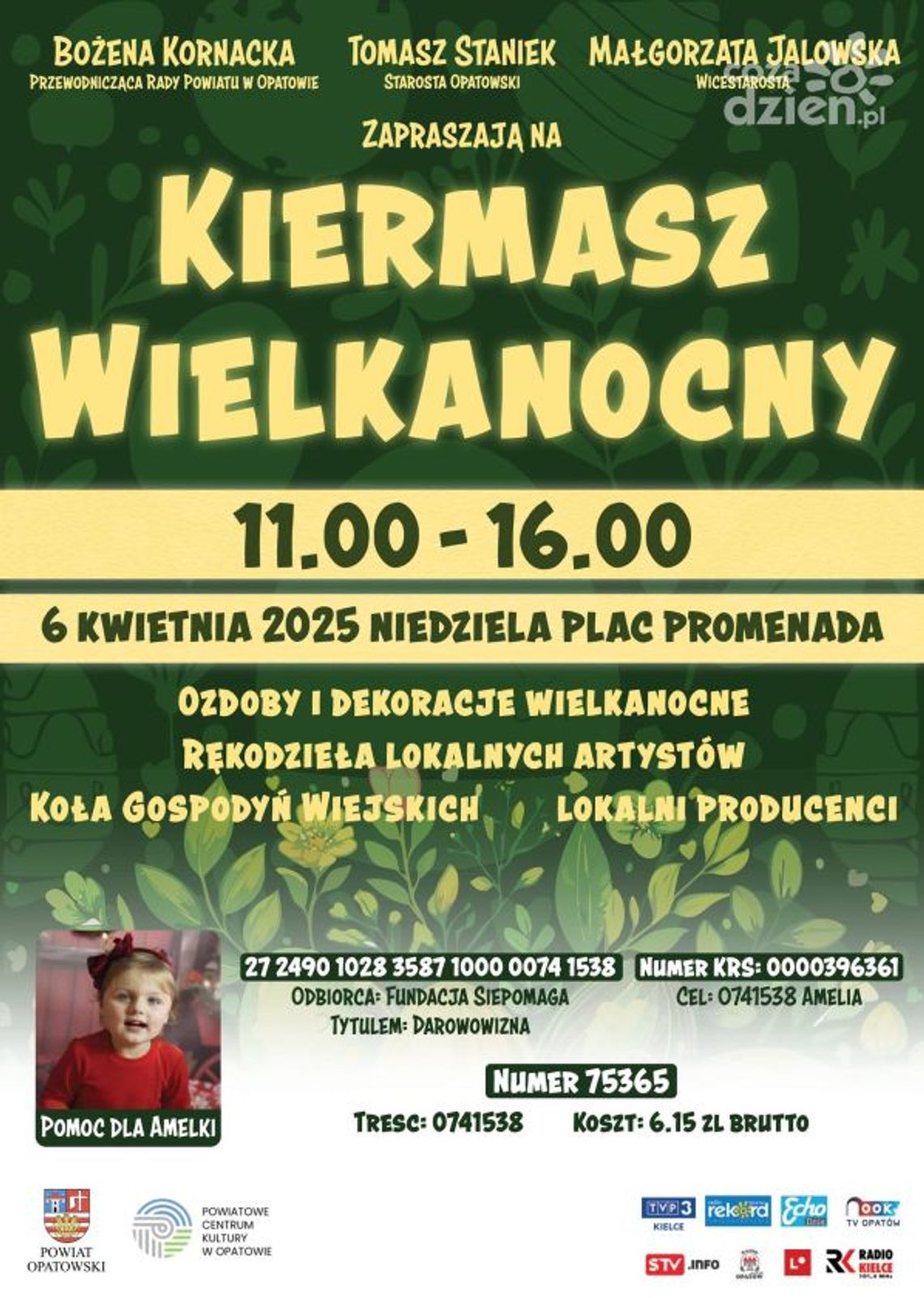 Kiermasz z misją. Będzie można nabyć wielkanocne ozdoby i pomóc Amelce Kiermasz z misją. Będzie można nabyć wielkanocne ozdoby i pomóc Amelce