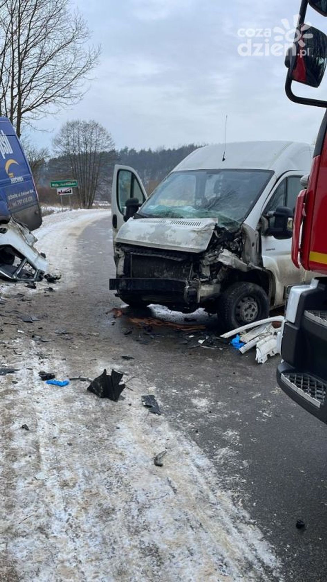 Kierowca stracił panowanie nad pojazdem Kierowca stracił panowanie nad pojazdem