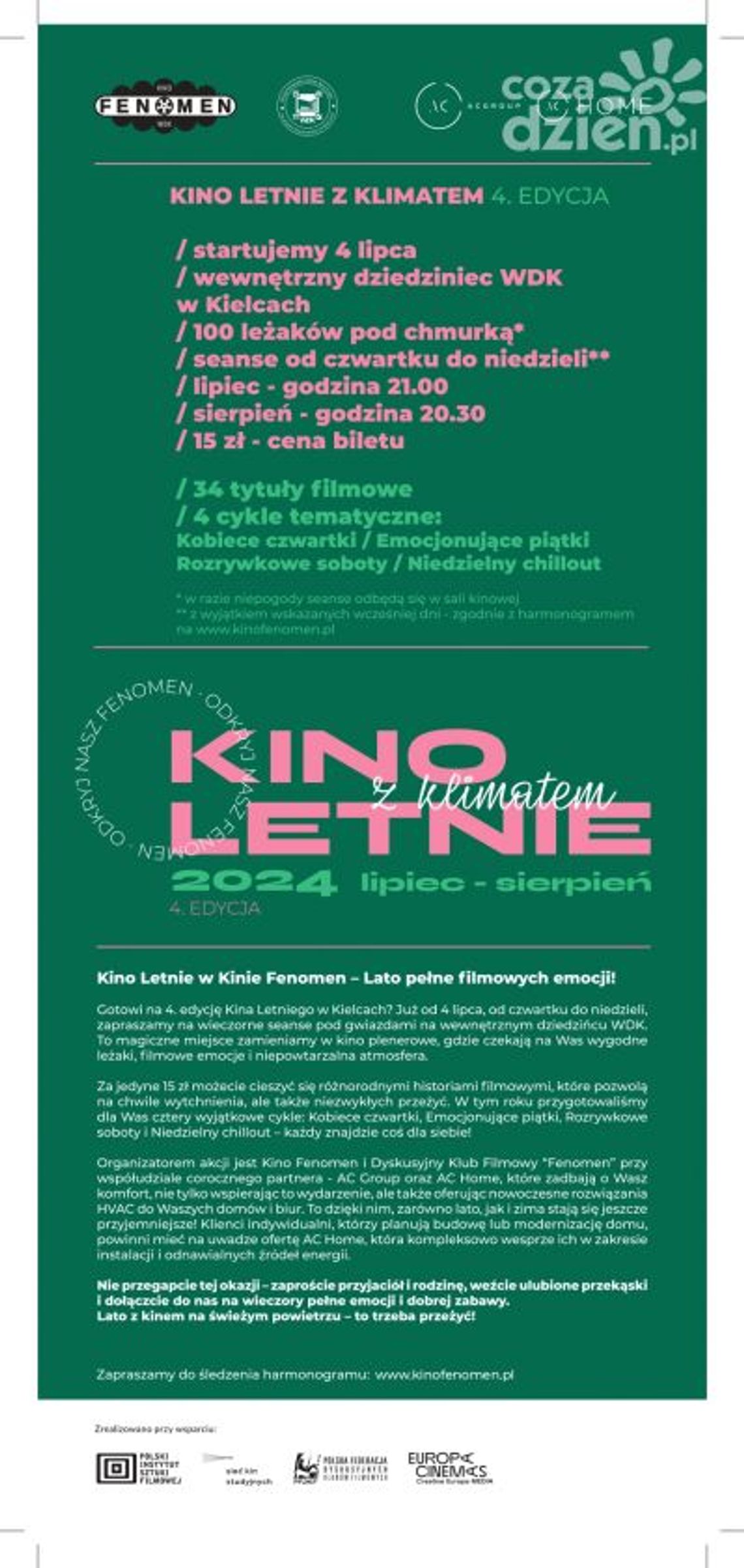 Kino Fenomen prezentuje swoją ofertę na weekend Kino Fenomen prezentuje swoją ofertę na weekend