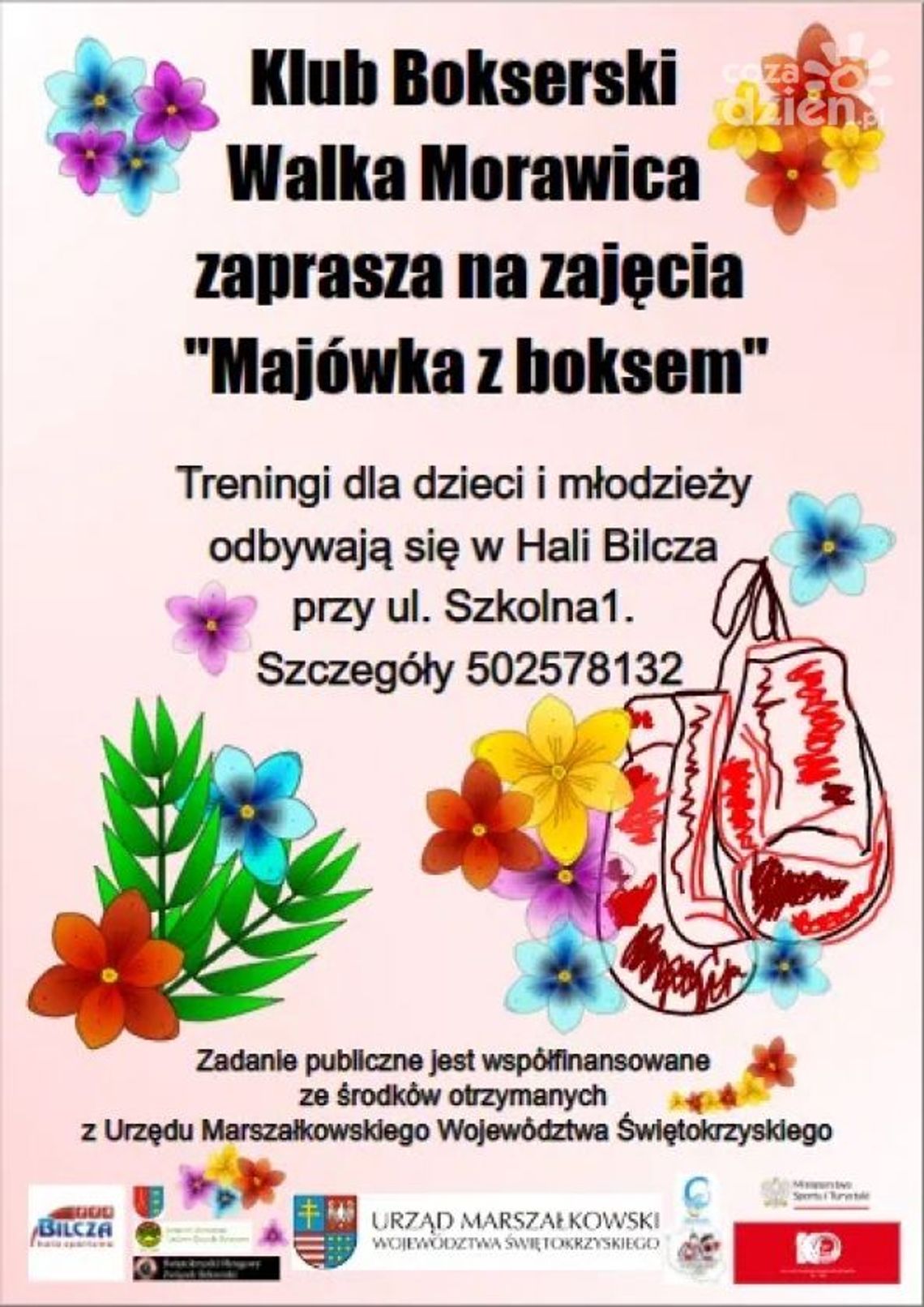 Klub Bokserski Walka Morawica zaprasza na zajęcia "Majówka z boksem" Klub Bokserski Walka Morawica zaprasza na zajęcia "Majówka z boksem"