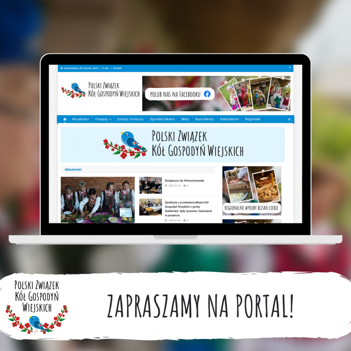 Koła Gospodyń Wiejskich mają oficjalną stronę Koła Gospodyń Wiejskich mają oficjalną stronę