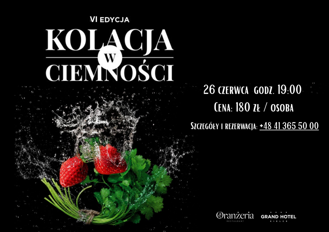 Kolacja w ciemności wraca do Kielc. Smak, zapach i emocje zagrają pierwsze skrzypce