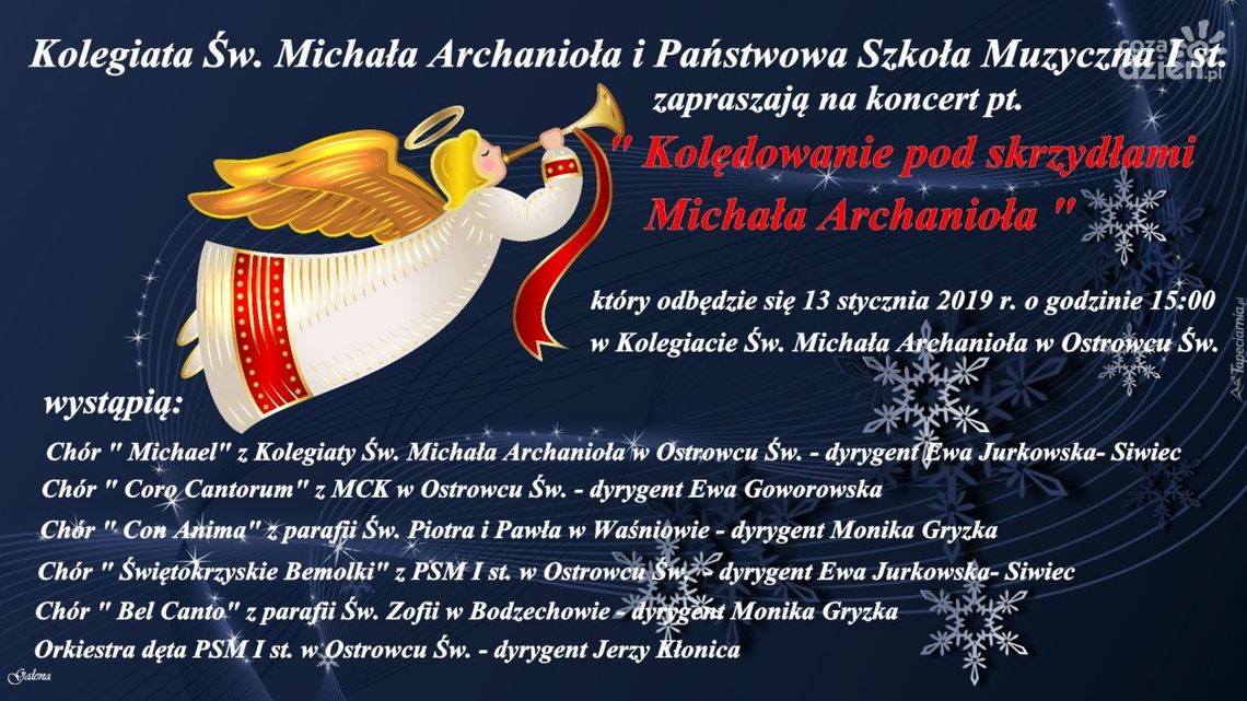 Kolędowanie w ostrowieckiej kolegiacie Kolędowanie w ostrowieckiej kolegiacie