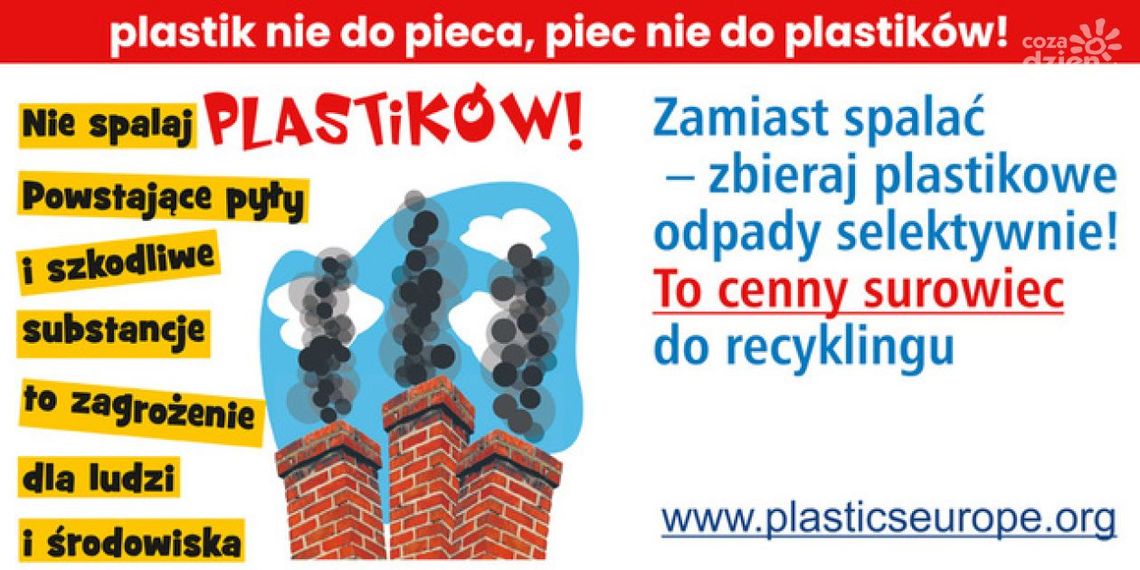 Kolejna edycja kampanii „Plastik nie do pieca, piec nie do plastików” Kolejna edycja kampanii „Plastik nie do pieca, piec nie do plastików”