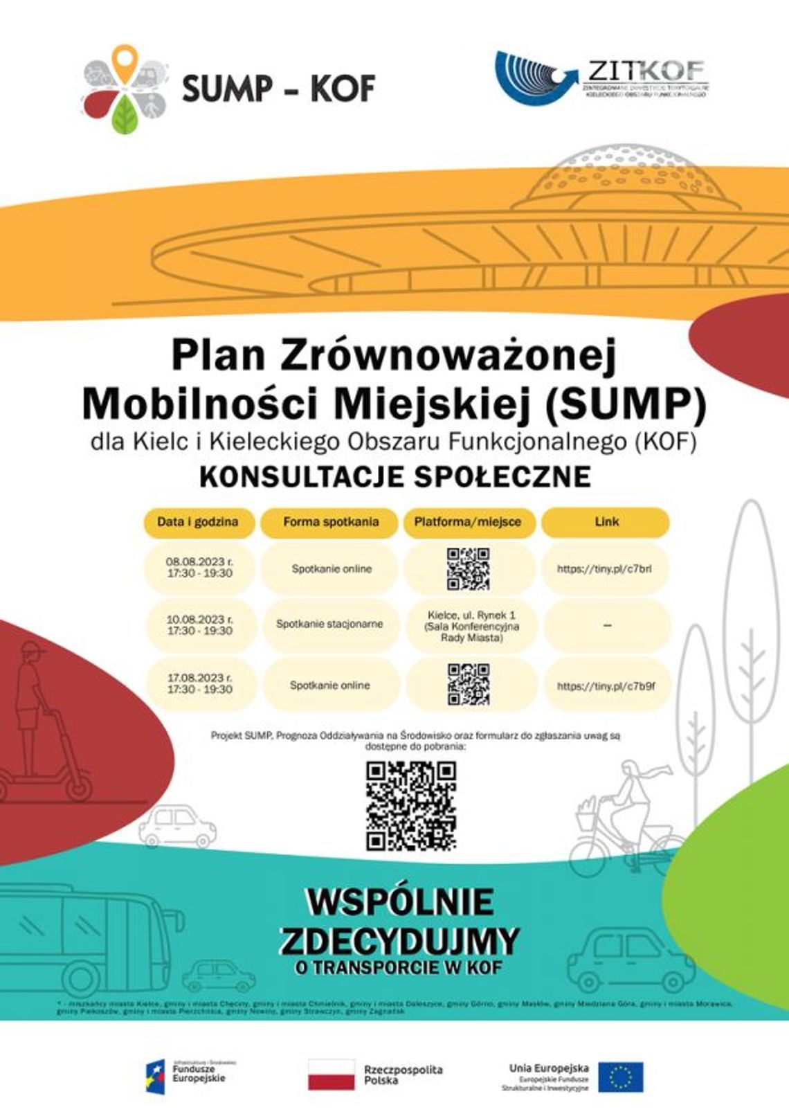 Kolejne spotkania w sprawie Planu Zrównoważonej Mobilności Miejskiej dla Kielc i Kieleckiego Obszaru Funkcjonalnego