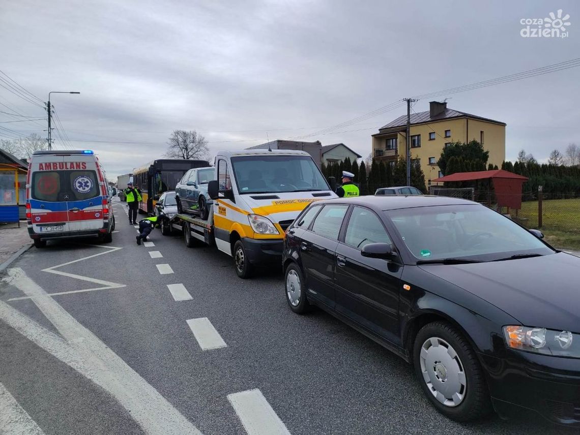 Kolizja na odcinkowym pomiarze prędkości Kolizja na odcinkowym pomiarze prędkości