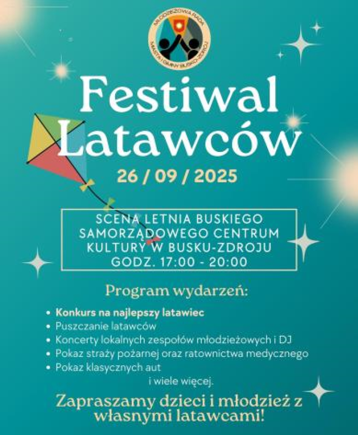 Kolorowe niebo nad Buskiem-Zdrojem. Już jutro Festiwal Latawców! Kolorowe niebo nad Buskiem-Zdrojem. Już jutro Festiwal Latawców!