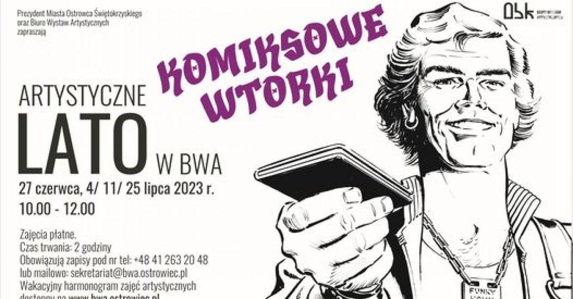 Komiksowe lato w ostrowieckim BWA Komiksowe lato w ostrowieckim BWA