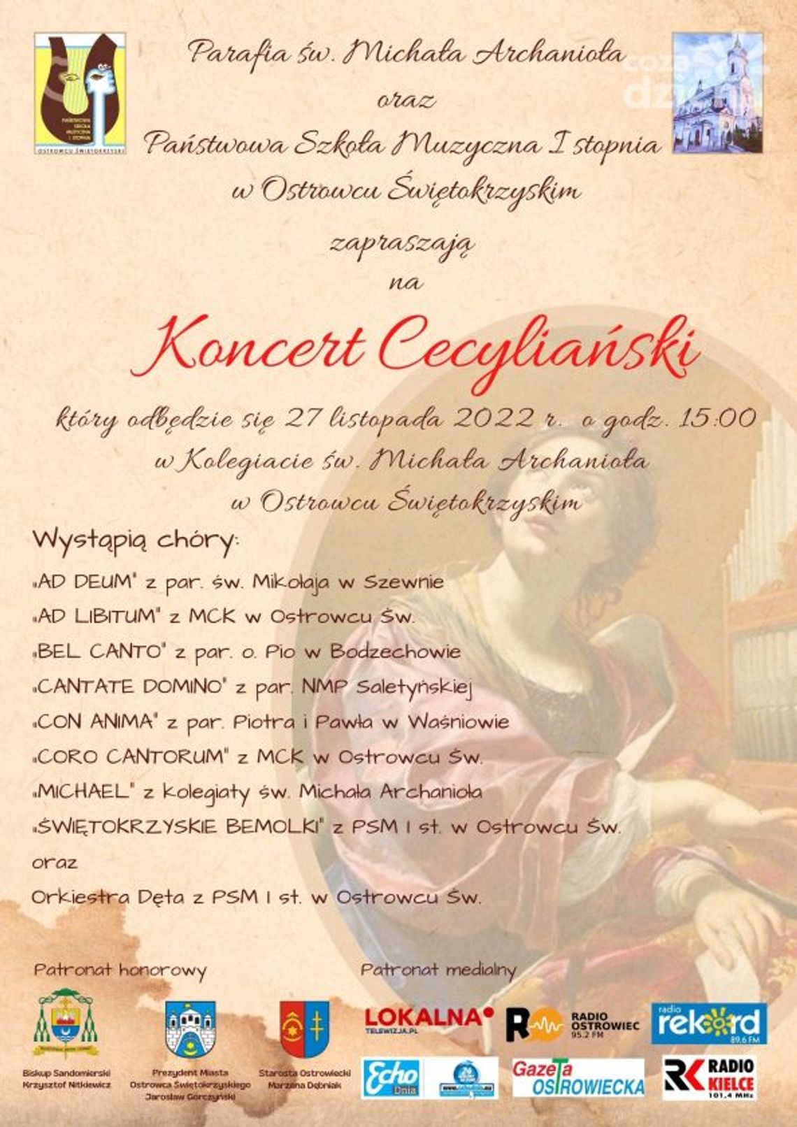Koncert chórów w ostrowieckiej kolegiacie Koncert chórów w ostrowieckiej kolegiacie