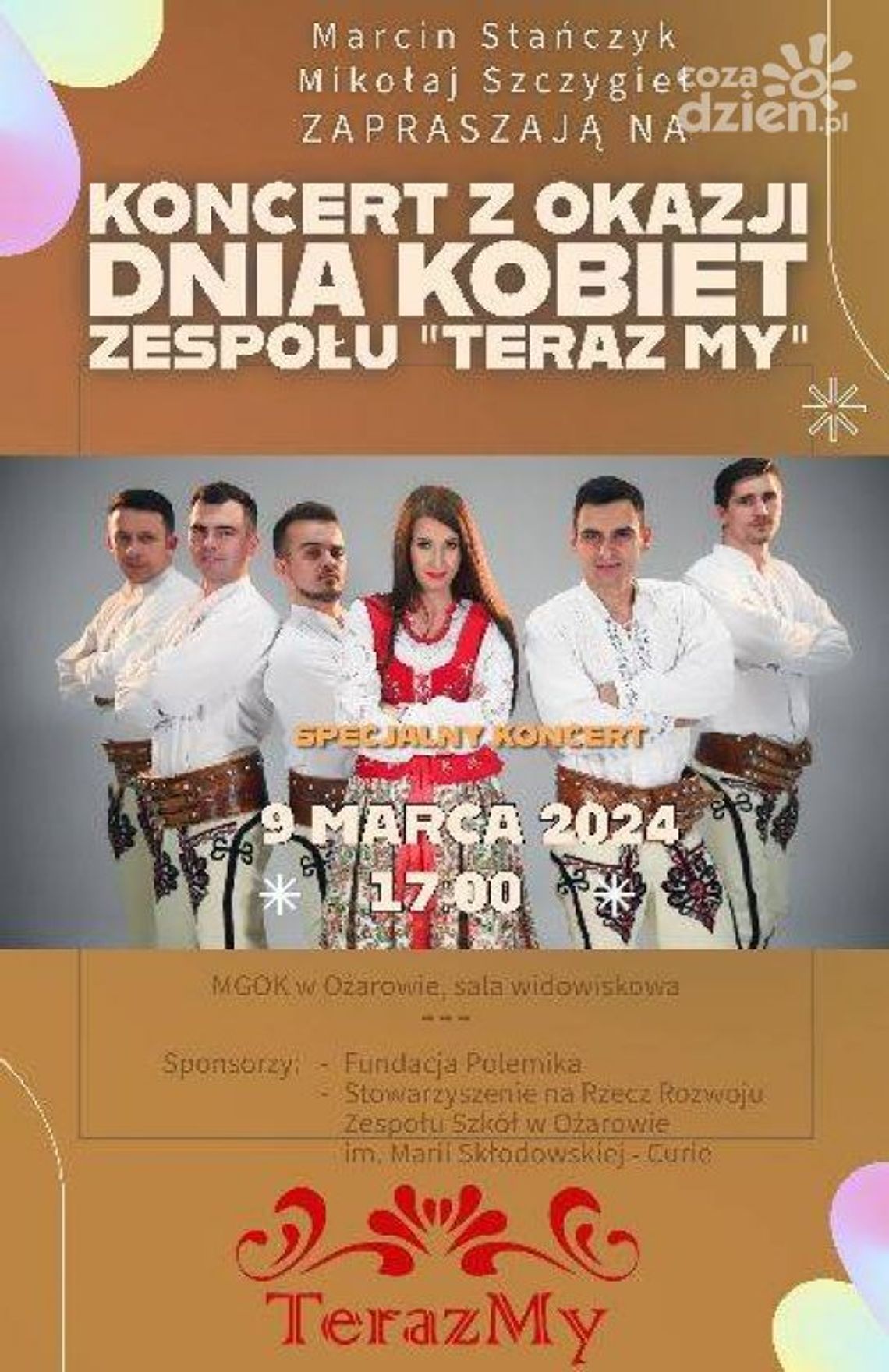 Koncert dedykowany mieszkankom gminy Ożarów Koncert dedykowany mieszkankom gminy Ożarów