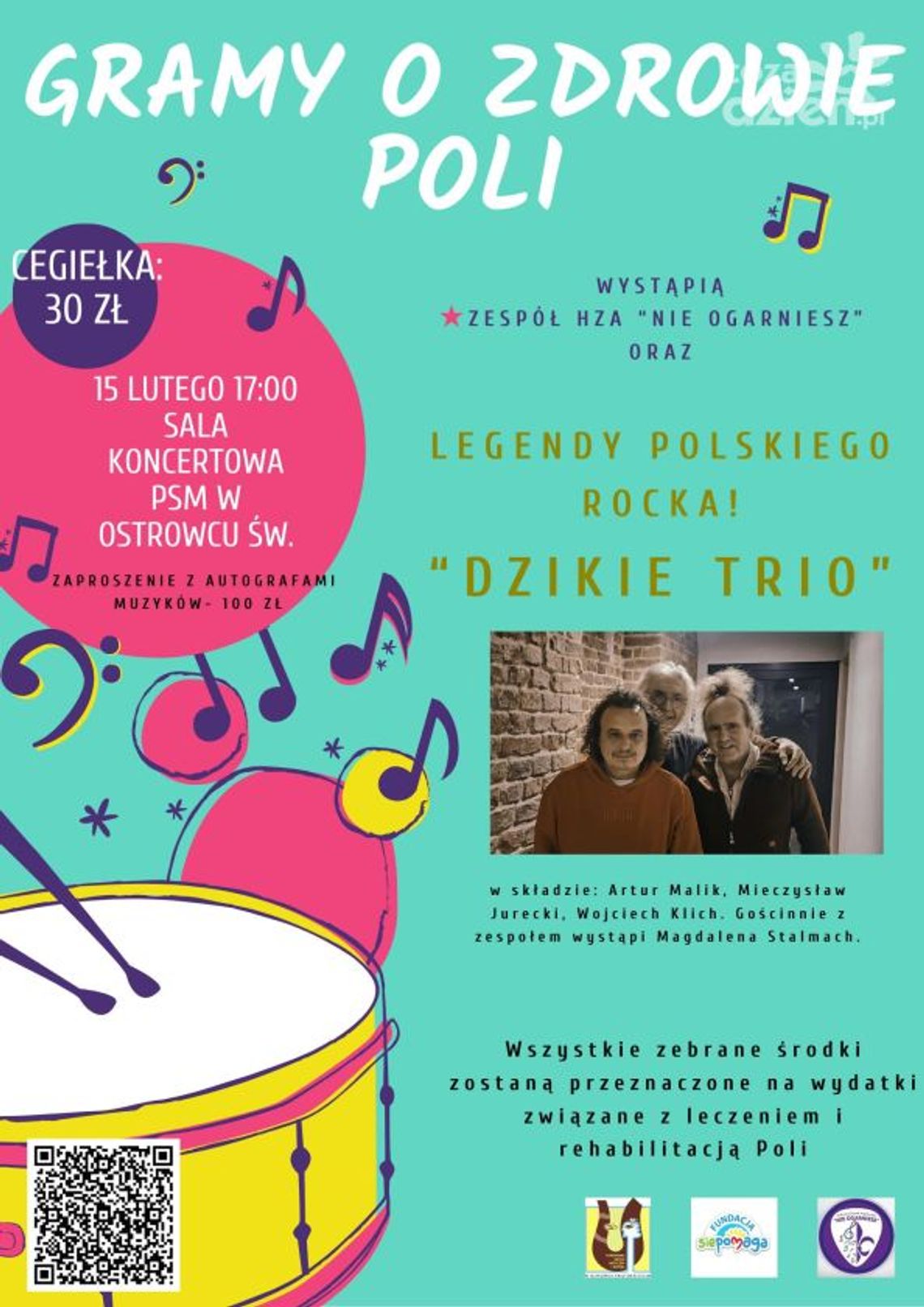 Koncert dla Poli Sekuły w sali koncertowej PSM w Ostrowcu Koncert dla Poli Sekuły w sali koncertowej PSM w Ostrowcu