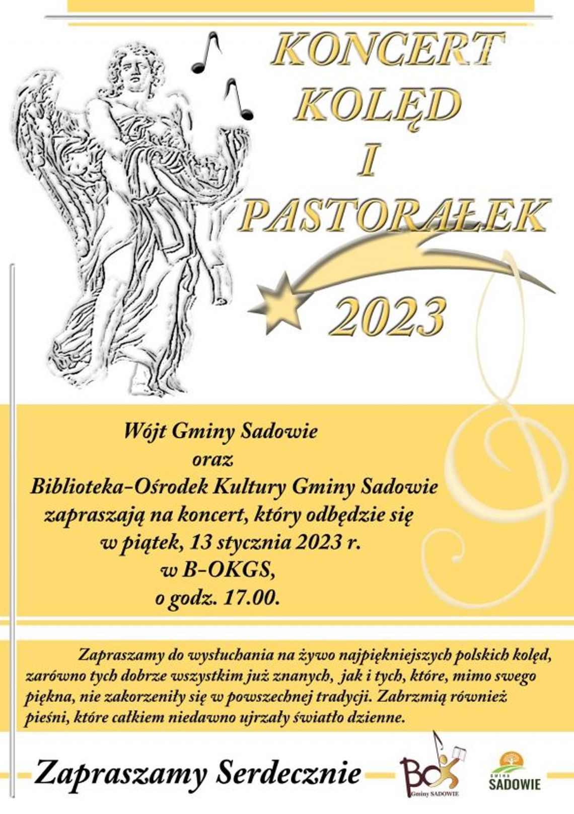 Koncert kolęd w Sadowiu Koncert kolęd w Sadowiu