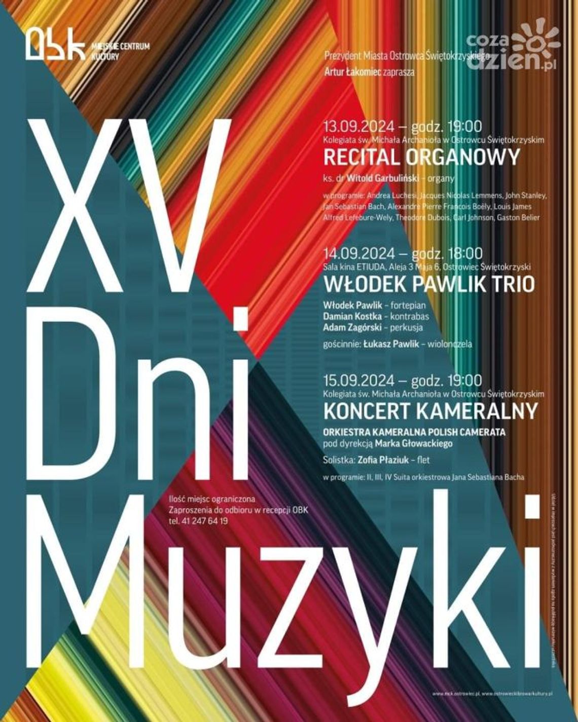 Koncert organowy, jazz i utwory kameralne zabrzmią podczas Dni Muzyki w Ostrowcu Koncert organowy, jazz i utwory kameralne zabrzmią podczas Dni Muzyki w Ostrowcu