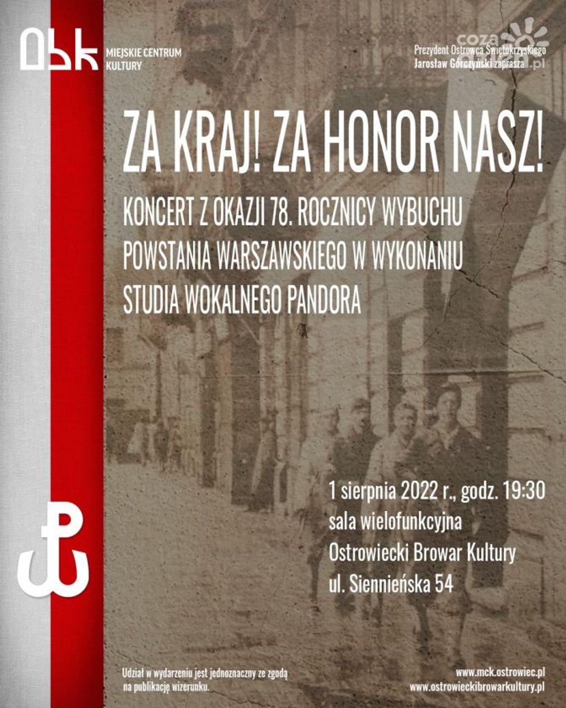 Koncert upamiętniający Powstanie Warszawskie Koncert upamiętniający Powstanie Warszawskie