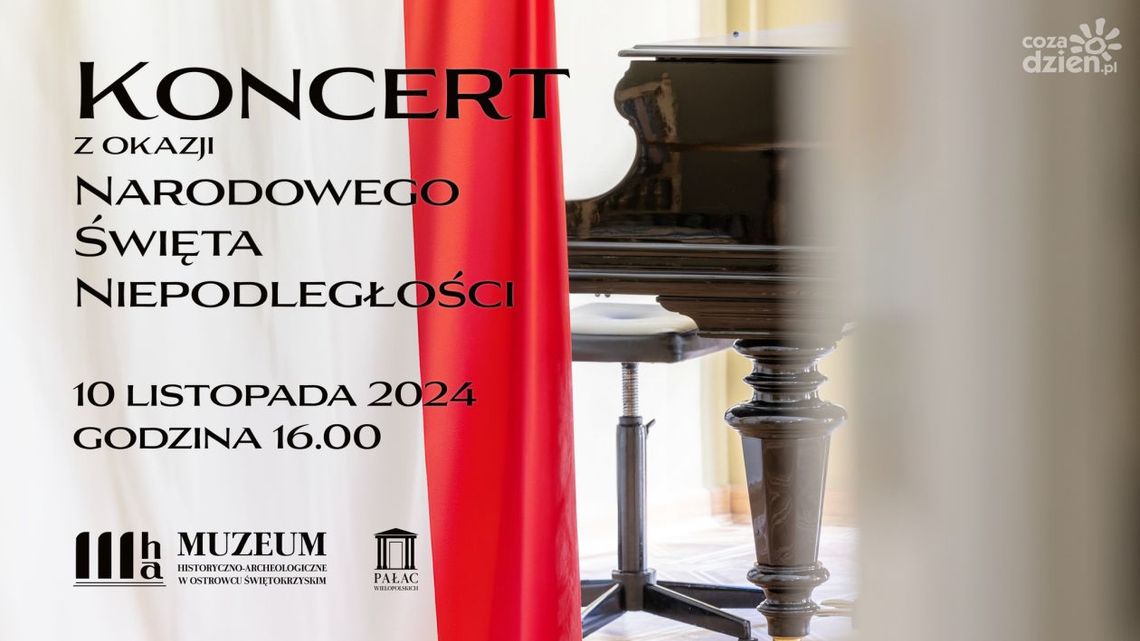 Koncert w muzealnych wnętrzach z okazji Święta Niepodległości 