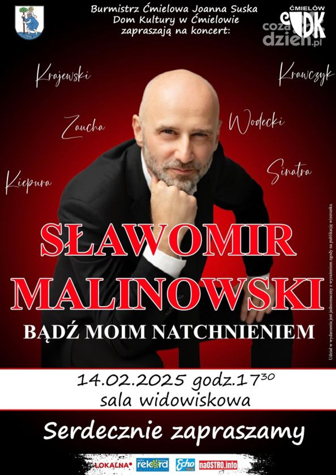 Koncert walentynkowy w Ćmielowie 