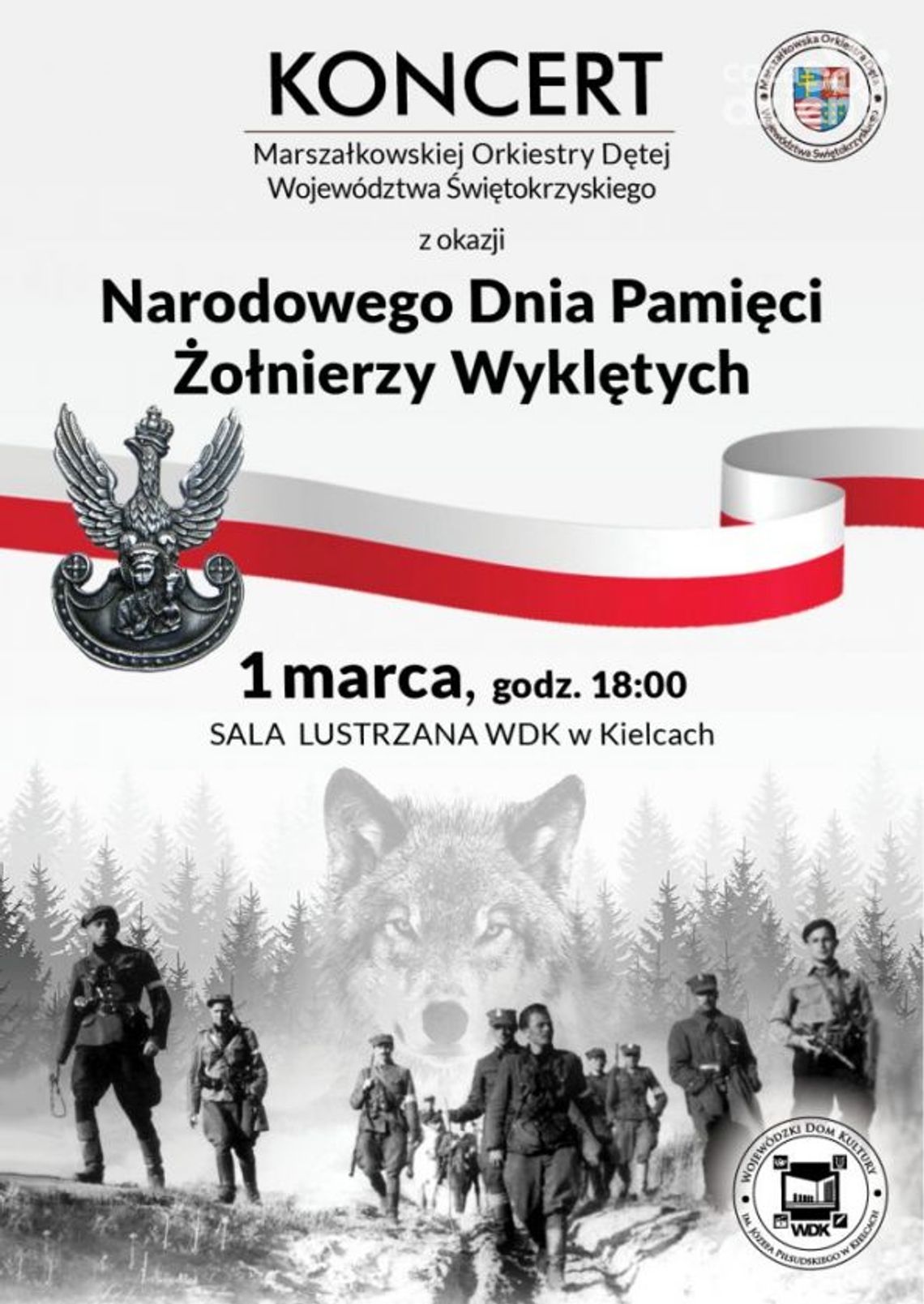 Koncert z okazji Narodowego Dnia Pamięci Żołnierzy Wyklętych 
