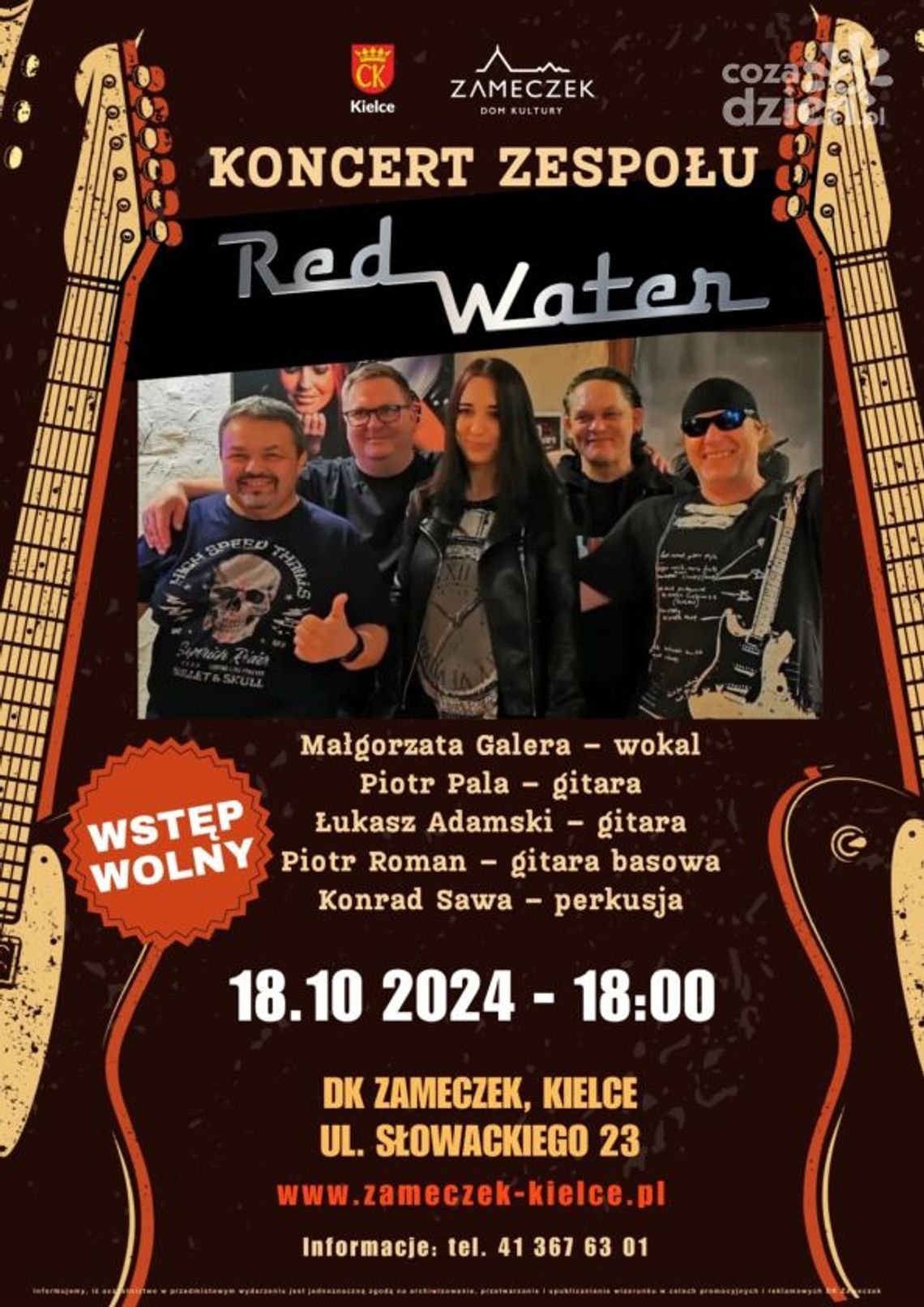 Koncert zespołu RedWater Koncert zespołu RedWater