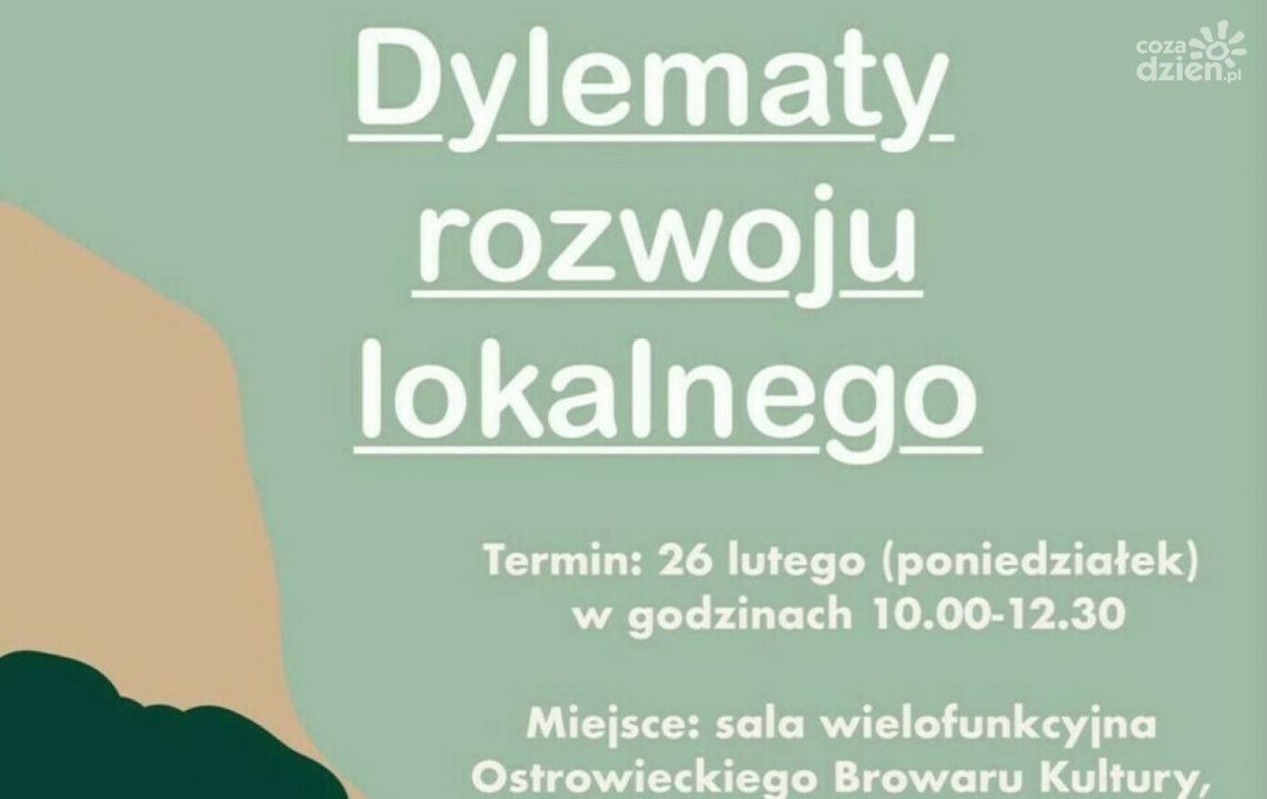 Konferencja dla samorządowców i mieszkańców Ostrowca Konferencja dla samorządowców i mieszkańców Ostrowca