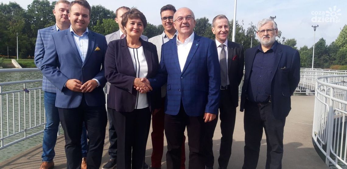 Konferencja prasowa Marzeny Dębniak i Jerzego Materka Konferencja prasowa Marzeny Dębniak i Jerzego Materka