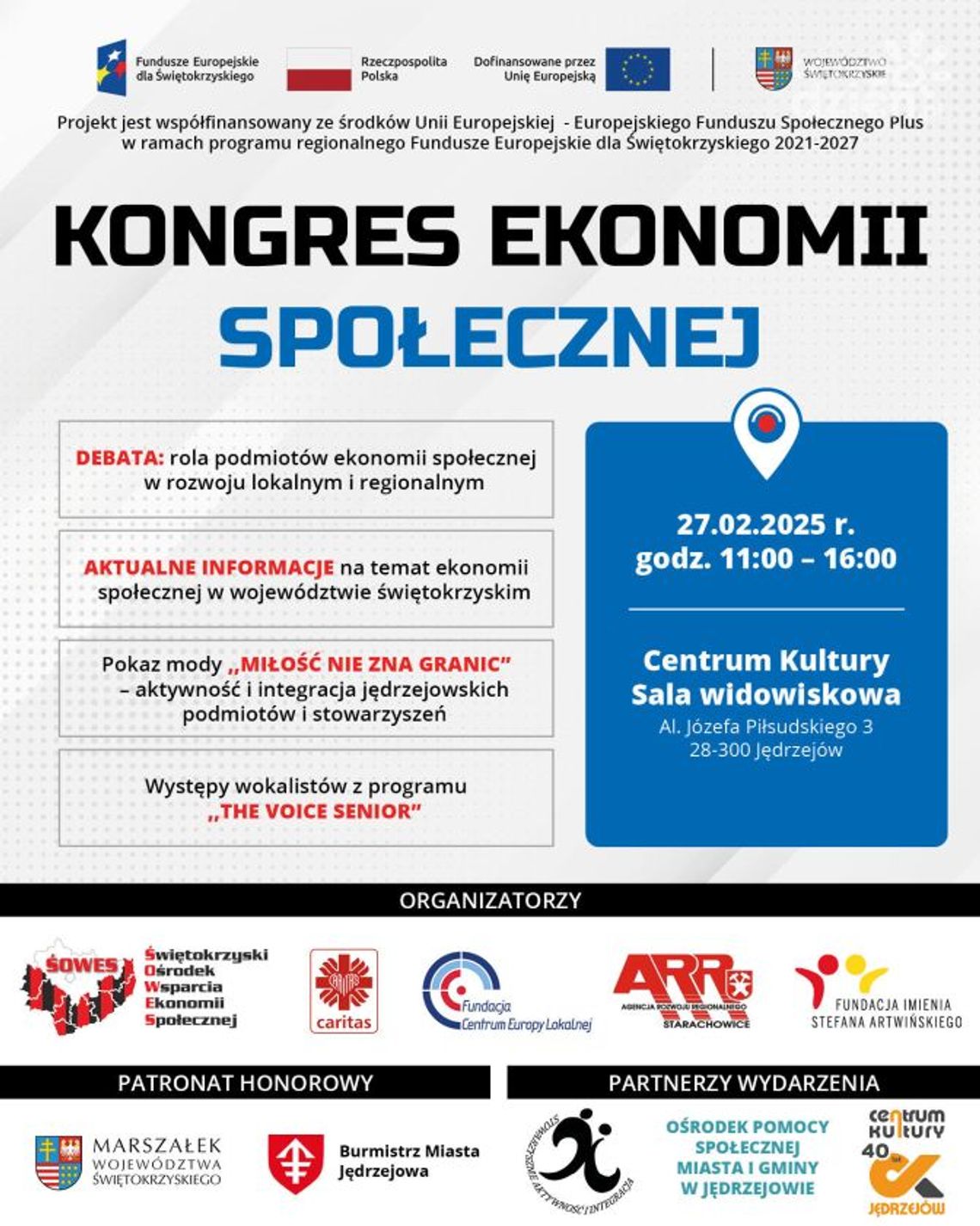 Kongres Ekonomii Społecznej w Jędrzejowie Kongres Ekonomii Społecznej w Jędrzejowie