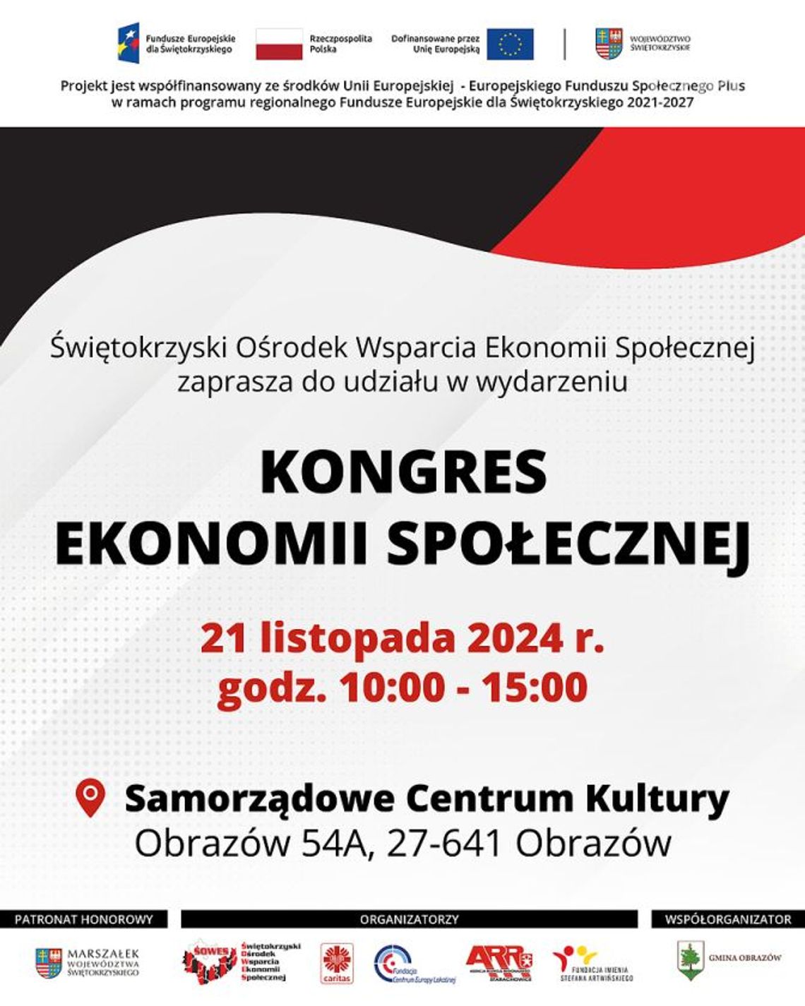  Kongres Ekonomii Społecznej w Obrazowie