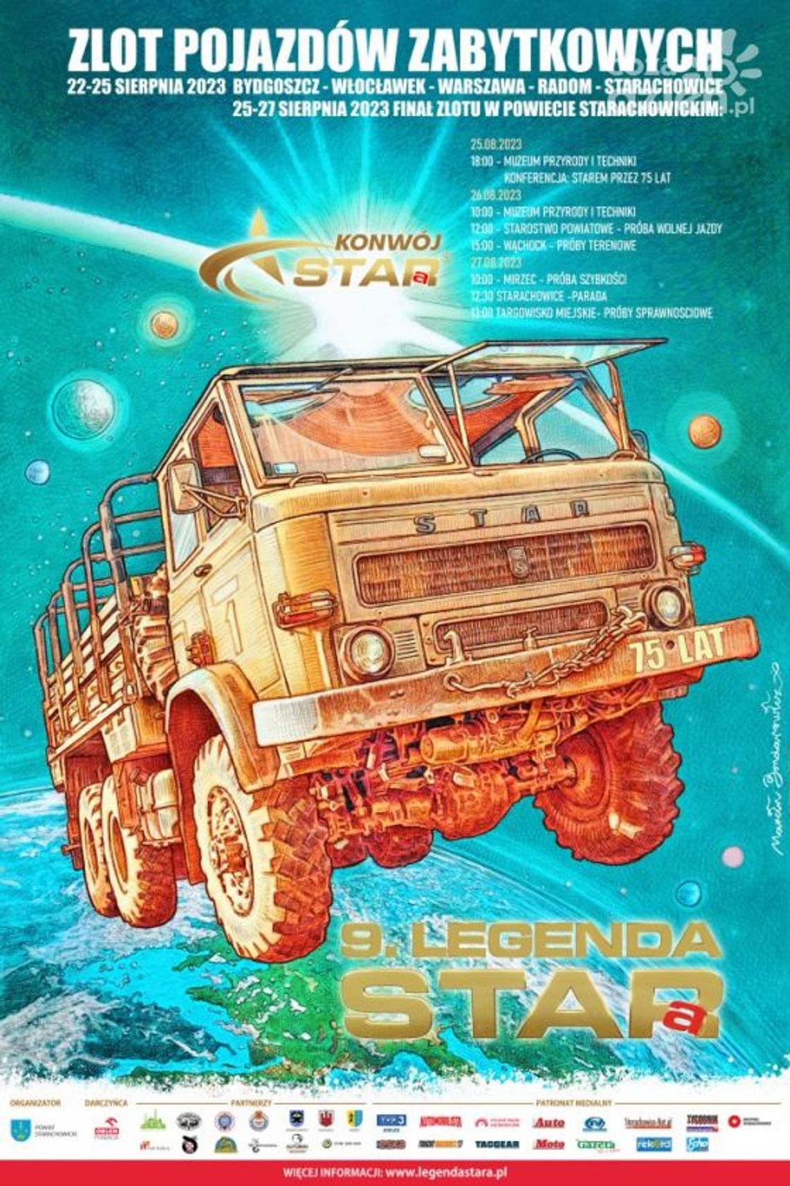 Konwój STAR-a dojeżdża do Starachowic Konwój STAR-a dojeżdża do Starachowic