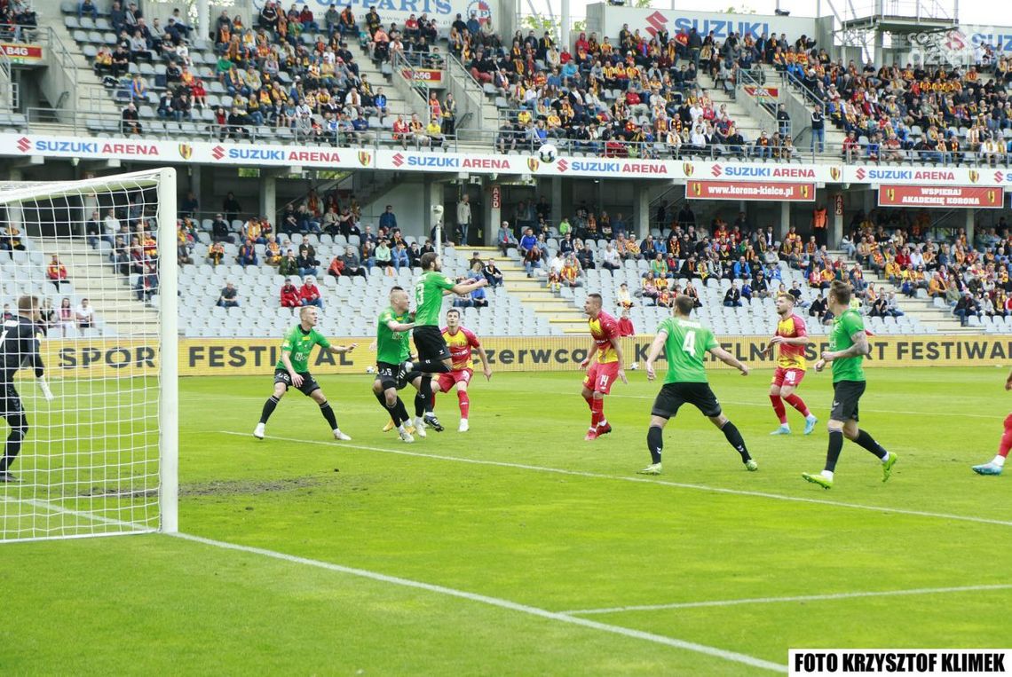 Korona nie utrzymała prowadzenia w Tychach. Remis na zakończenie sezonu zasadniczego
