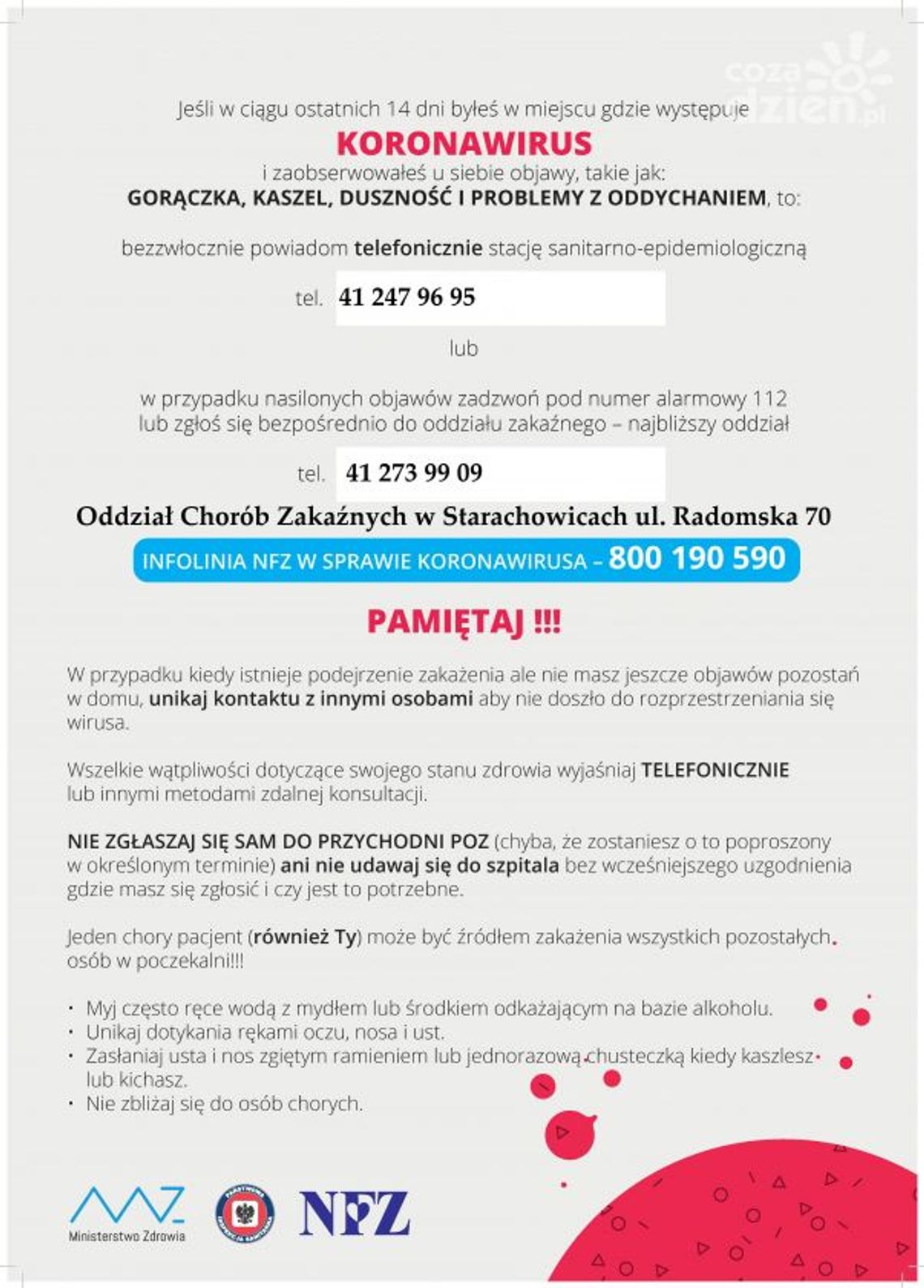 Koronawirus - jak zapobiegać zakażeniu? Koronawirus - jak zapobiegać zakażeniu?