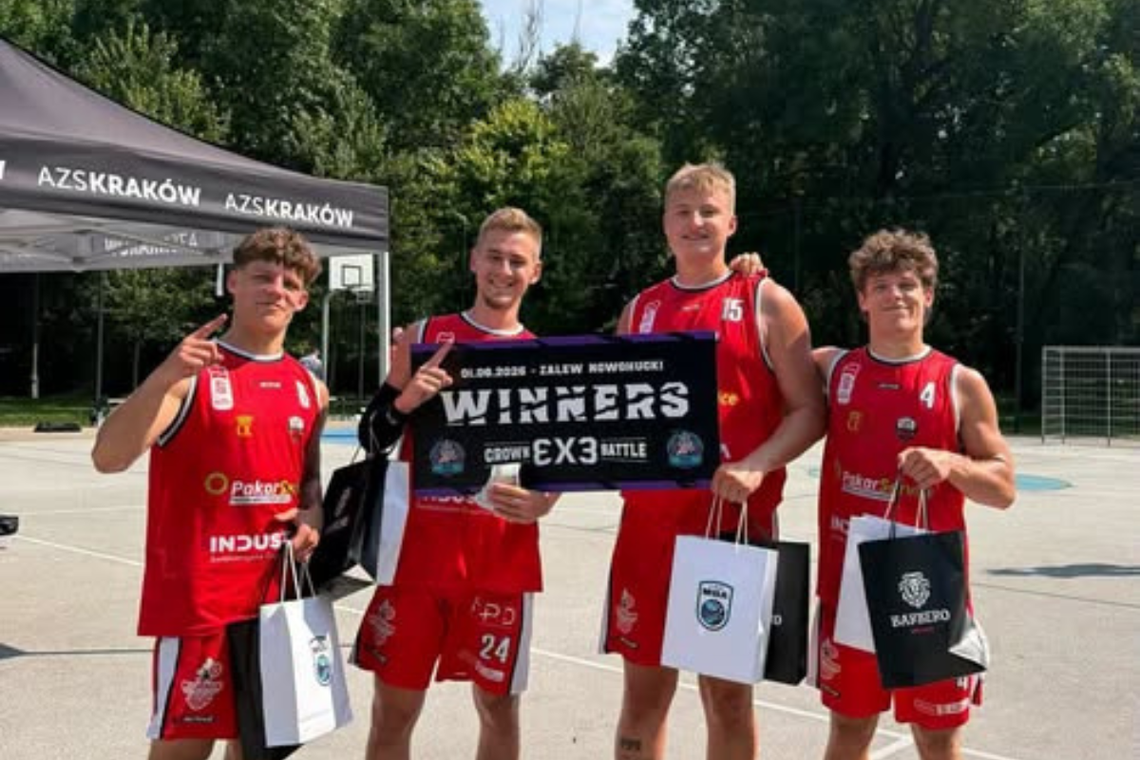 Koszykarze UJK triumfowali w Crown Battle 3x3 i awansowali do Wielkiego Finału cyklu