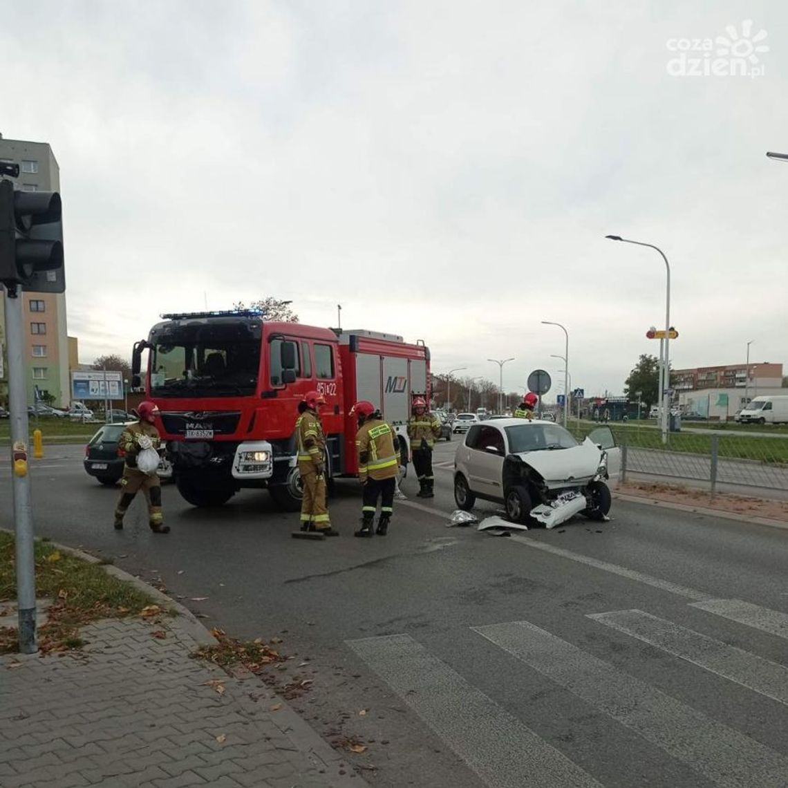 Kraksa na ul. 11 Listopada 