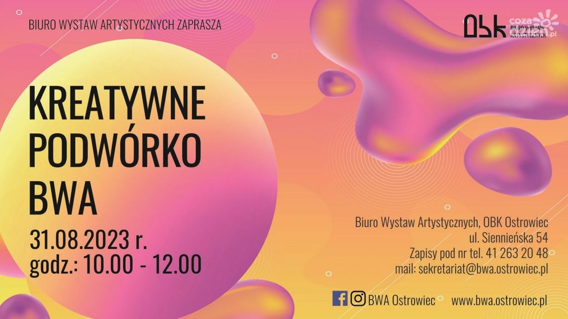 Kreatywne podwórko z BWA 