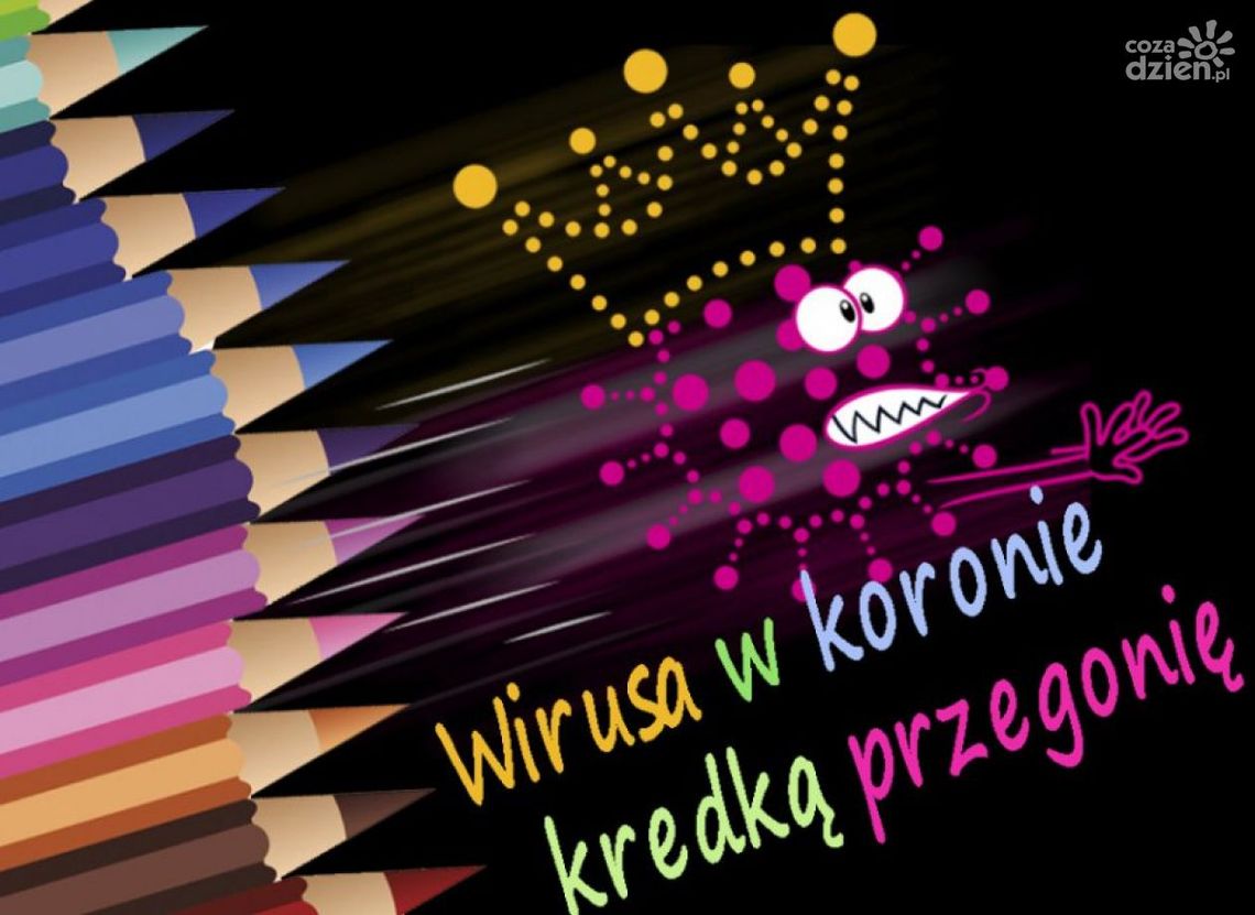 Kredką w koronawirusa Kredką w koronawirusa