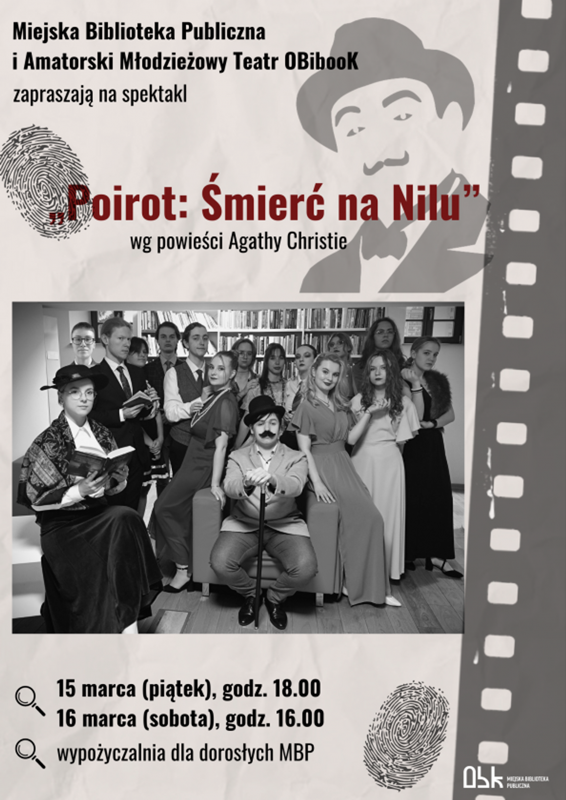 Kryminał Agaty Christie wystawiony w ostrowieckiej bibliotece Kryminał Agaty Christie wystawiony w ostrowieckiej bibliotece