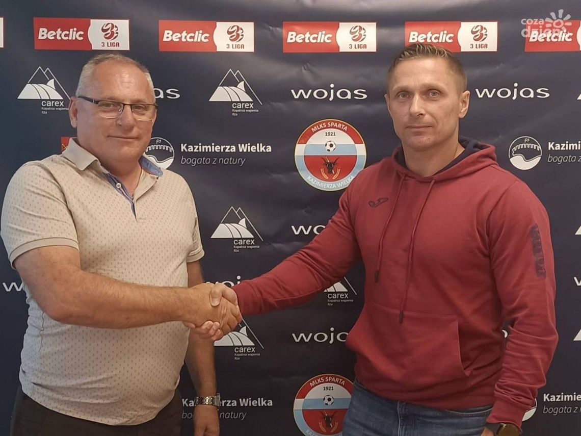 Krzysztof Trela nowym trenerem Sparty Kazimierza Wielka