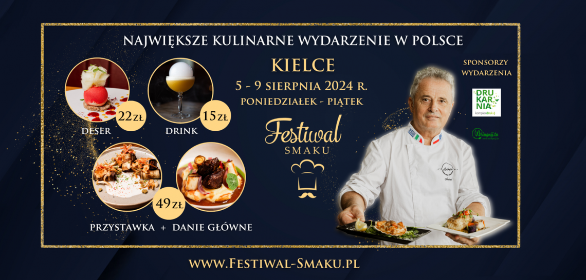 Kulinarne święto. Festiwal Smaku rusza w Kielcach