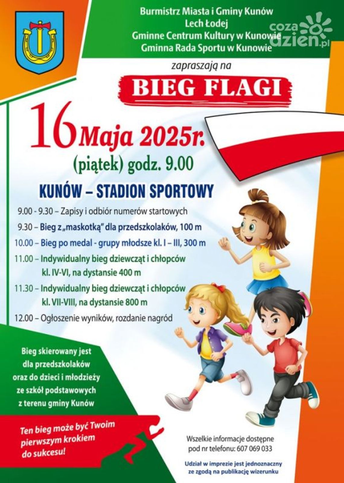 Kunowski Bieg Flagi już w piątek Kunowski Bieg Flagi już w piątek