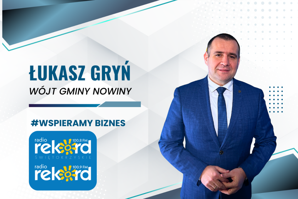 Ł. Gryń: W gminie Nowiny mamy jedne z niższych stawek podatkowych