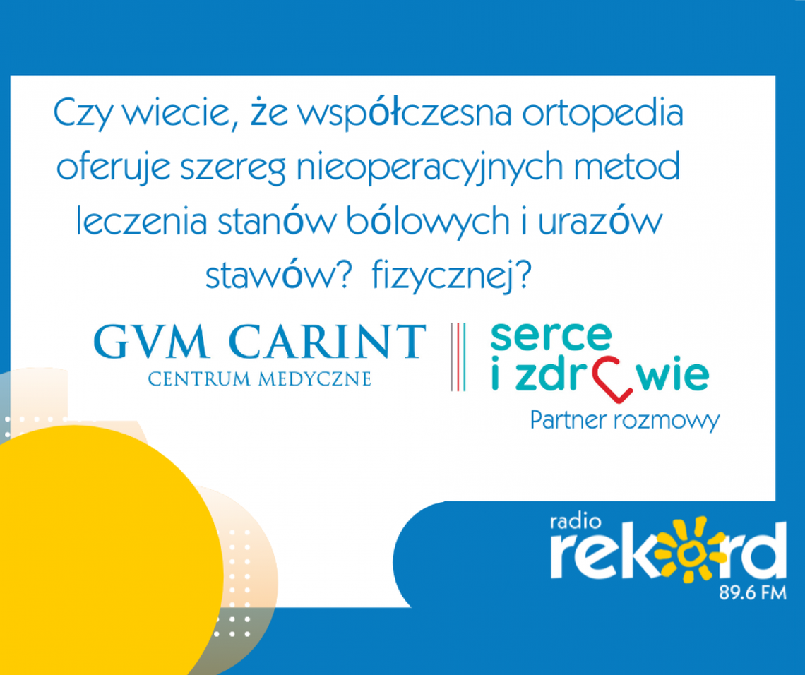 lek. Marcin Haduch: Dolegliwości bólowe stawów, niespowodowane urazem, to poważny sygnał jaki wysyła nam organizm lek. Marcin Haduch: Dolegliwości bólowe stawów, niespowodowane urazem, to poważny sygnał jaki wysyła nam organizm