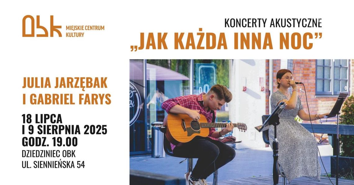 Letnie koncerty na dziedzińcu OBK Letnie koncerty na dziedzińcu OBK