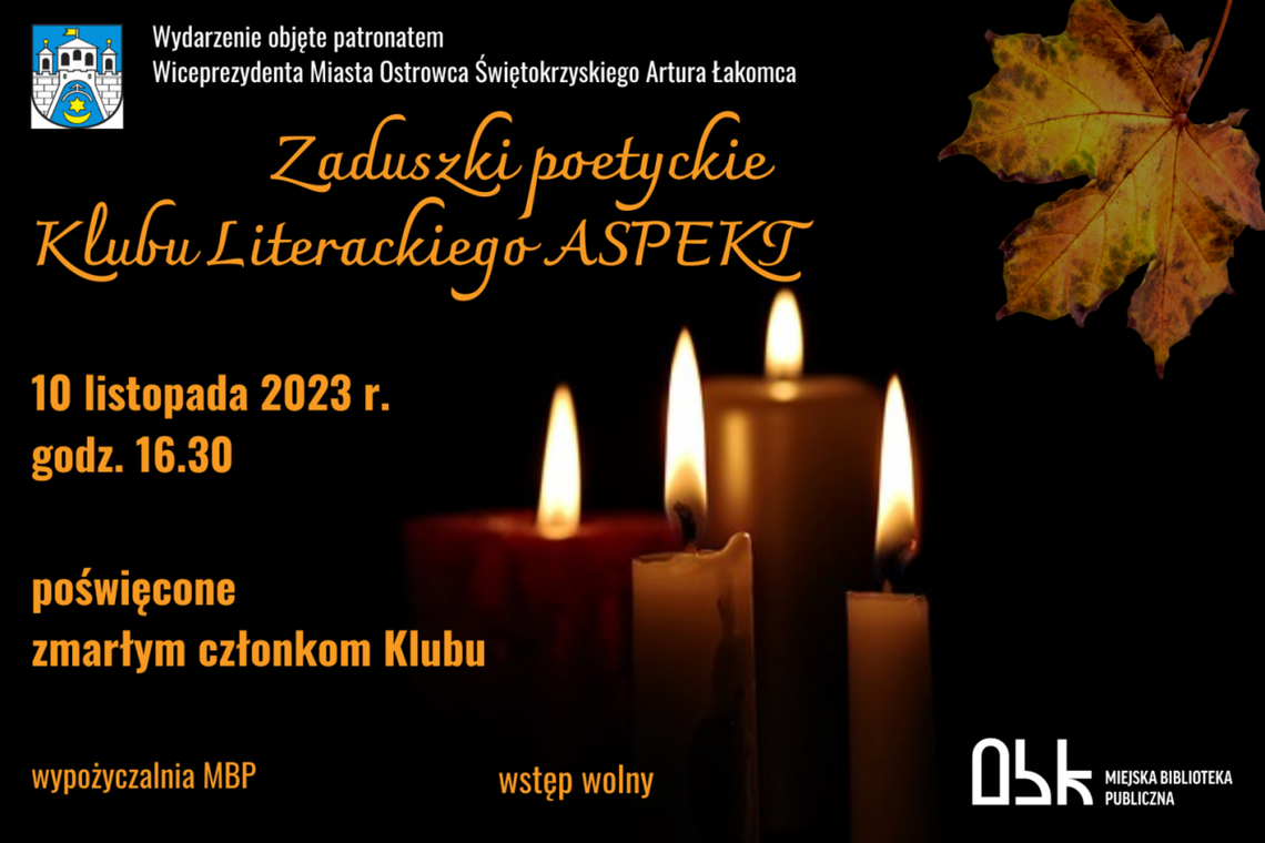 Literackie Zaduszki Literackie Zaduszki