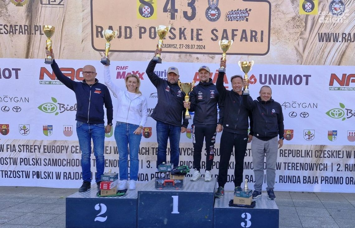 Maciej Giemza wygrywa Rajd Polskie Safari 2024