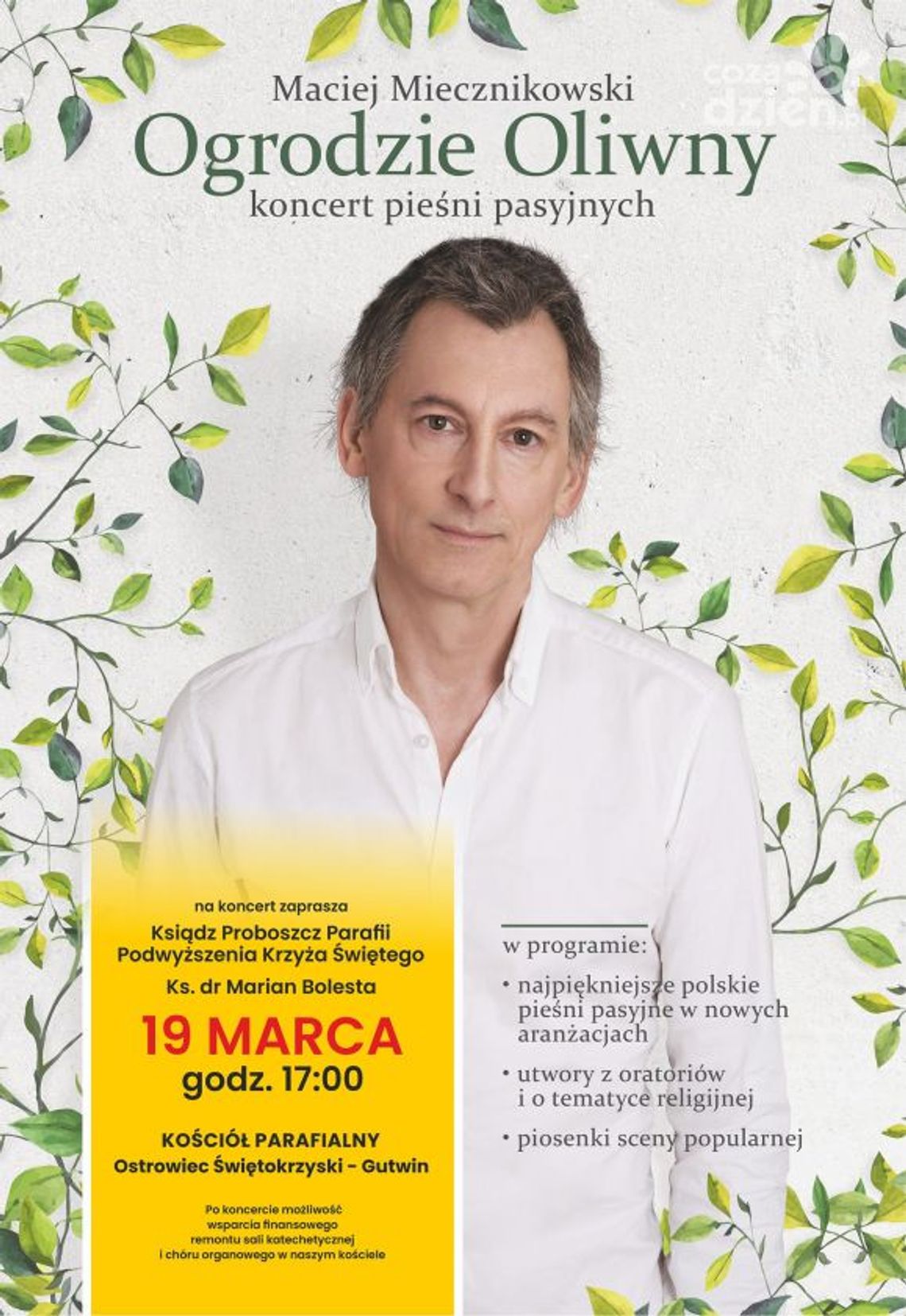 Maciej Miecznikowski w koncercie pasyjnym