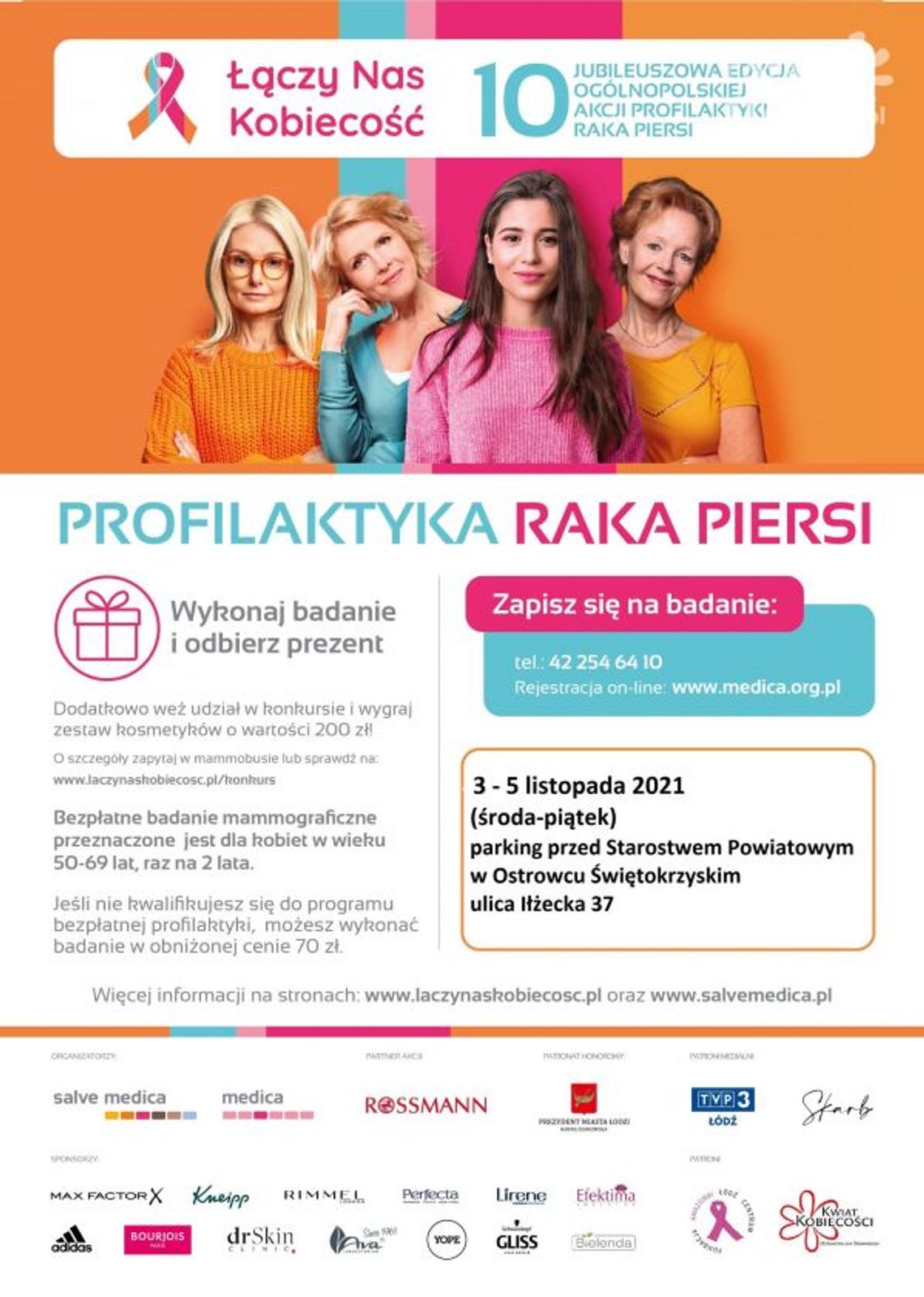 Mammobus stanie przed starostwem w Ostrowcu 