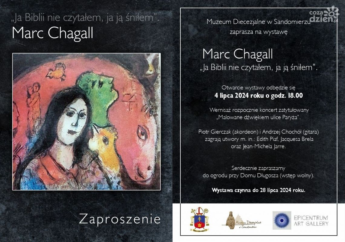 Marc Chagall w sandomierskim Domu Długosza Marc Chagall w sandomierskim Domu Długosza